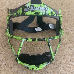 Champro Softball Fielder's Facemask - Green & Black